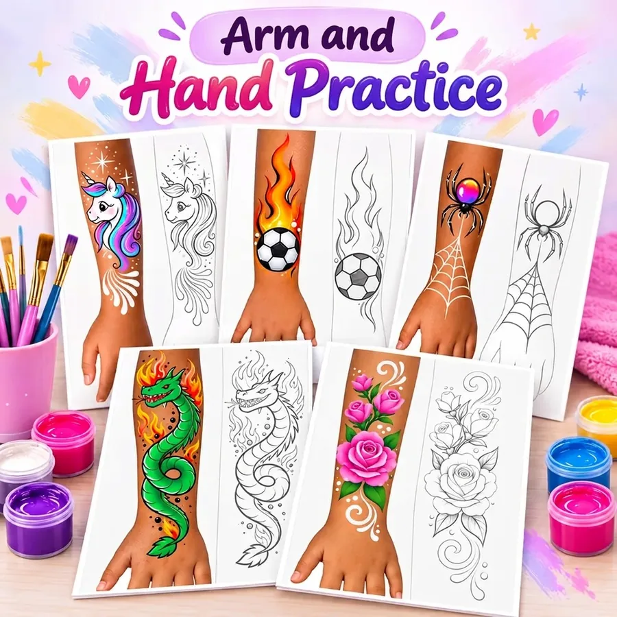 Arm and Hand Practice Sheets