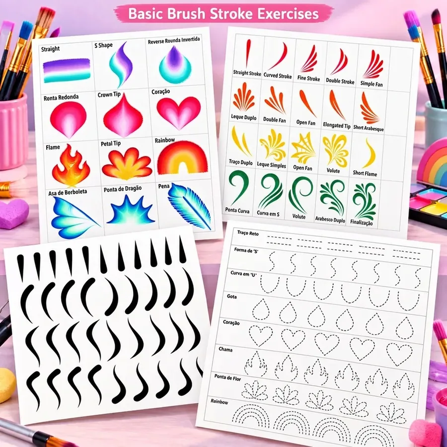 Basic Brush Stroke Exercises